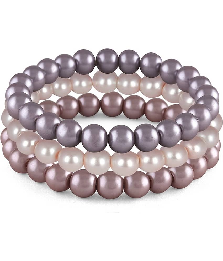 JFL - Jewellery For Less - Gold Bracelet ( Pack of 3 ) - Bangles & Bracelets | Buy online on ZillyBuy