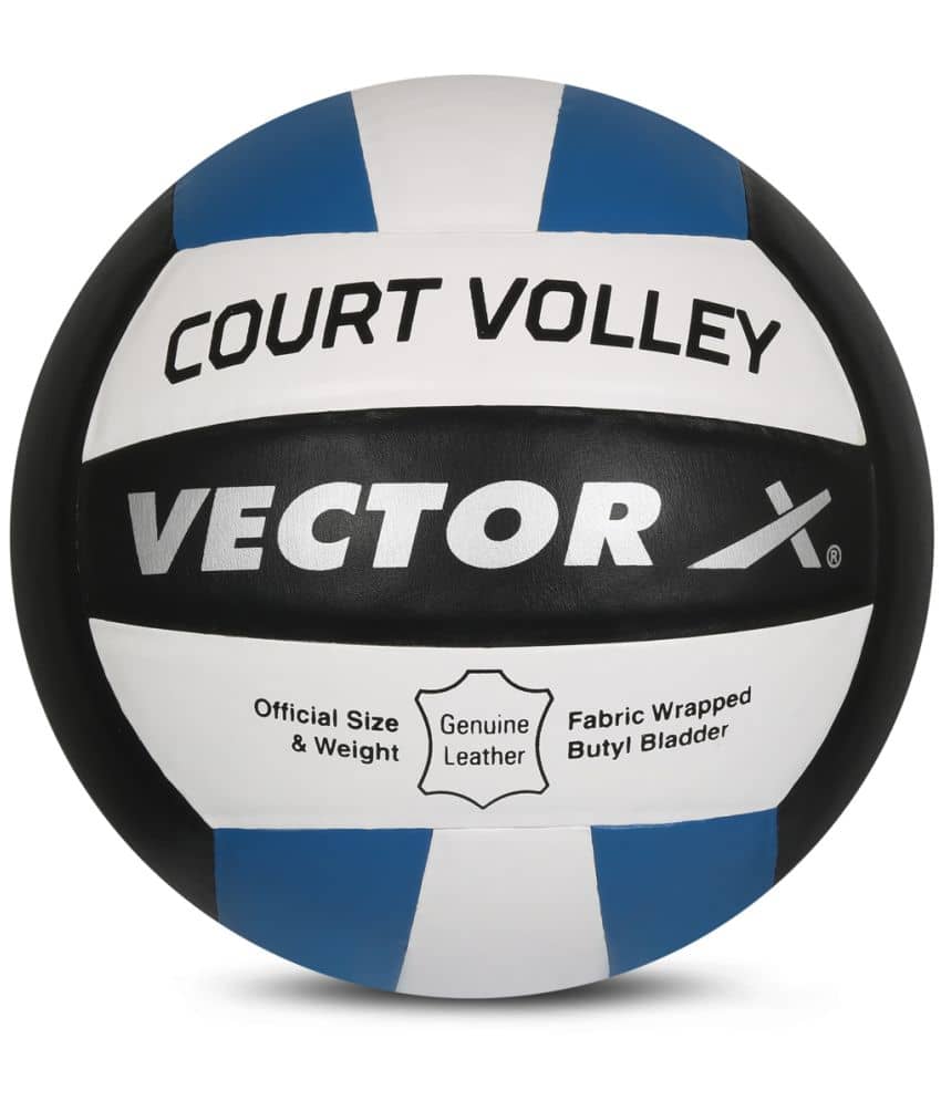 Vector X Court Volleyball Genuine Leather 18 Panels (Size 4) - Sports and Fitness Equipment | Buy online on ZillyBuy