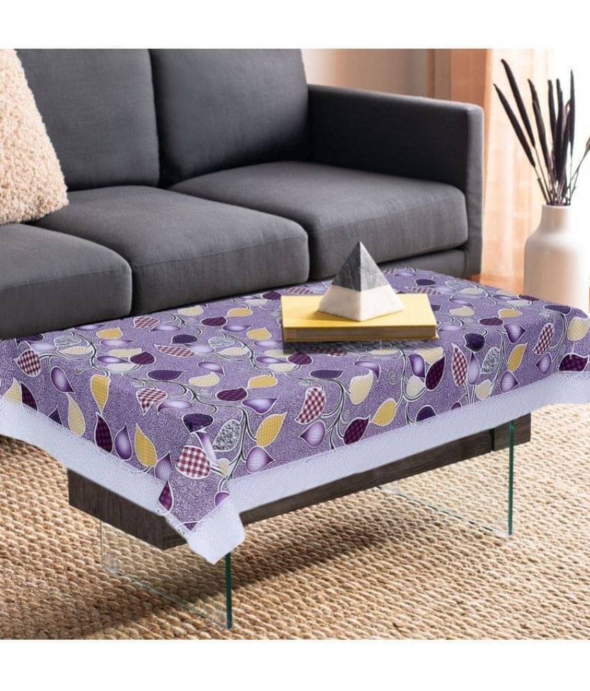 Printed PVC 4 Seater Rectangle Table Cover ( 150 x 92 ) cm Pack of 1 Purple Printed PVC 4 Seater Rectangle Table Cover ( 150 x 92 ) cm Pack of 1 Purple