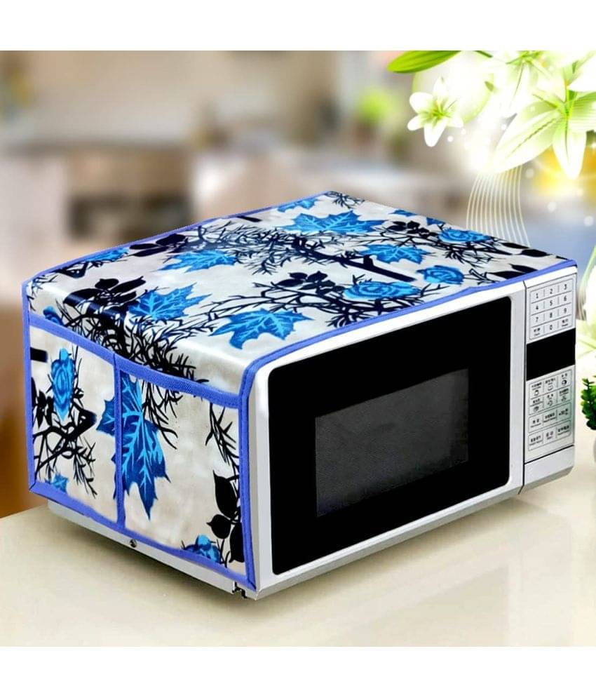     			Single Polyester Blue Microwave Oven Cover - 20-22L