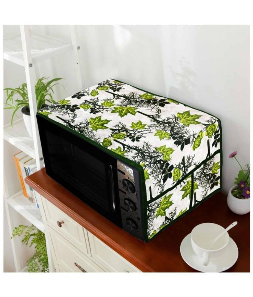 Single Polyester Green Microwave Oven Cover - 20-22L Single Polyester Green Microwave Oven Cover - 20-22L