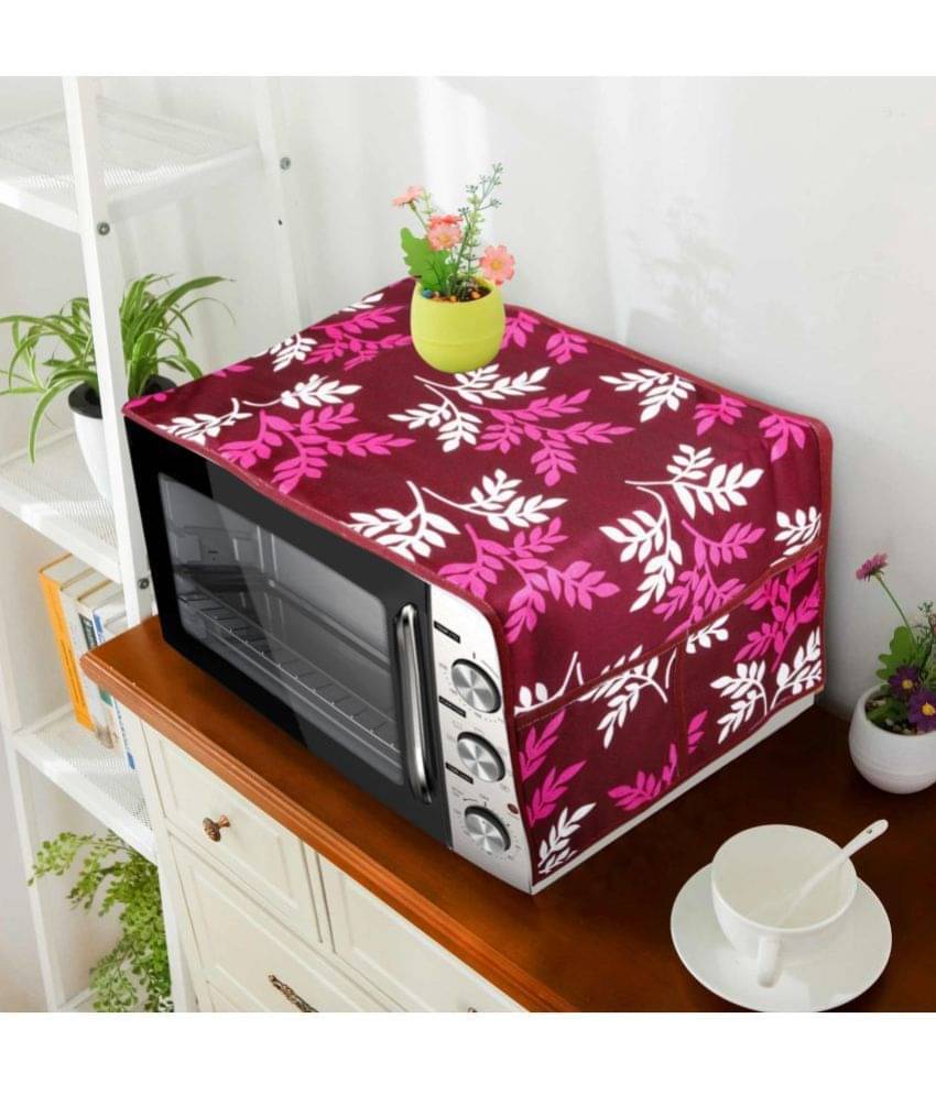    			Single Polyester Purple Microwave Oven Cover - 20-22L