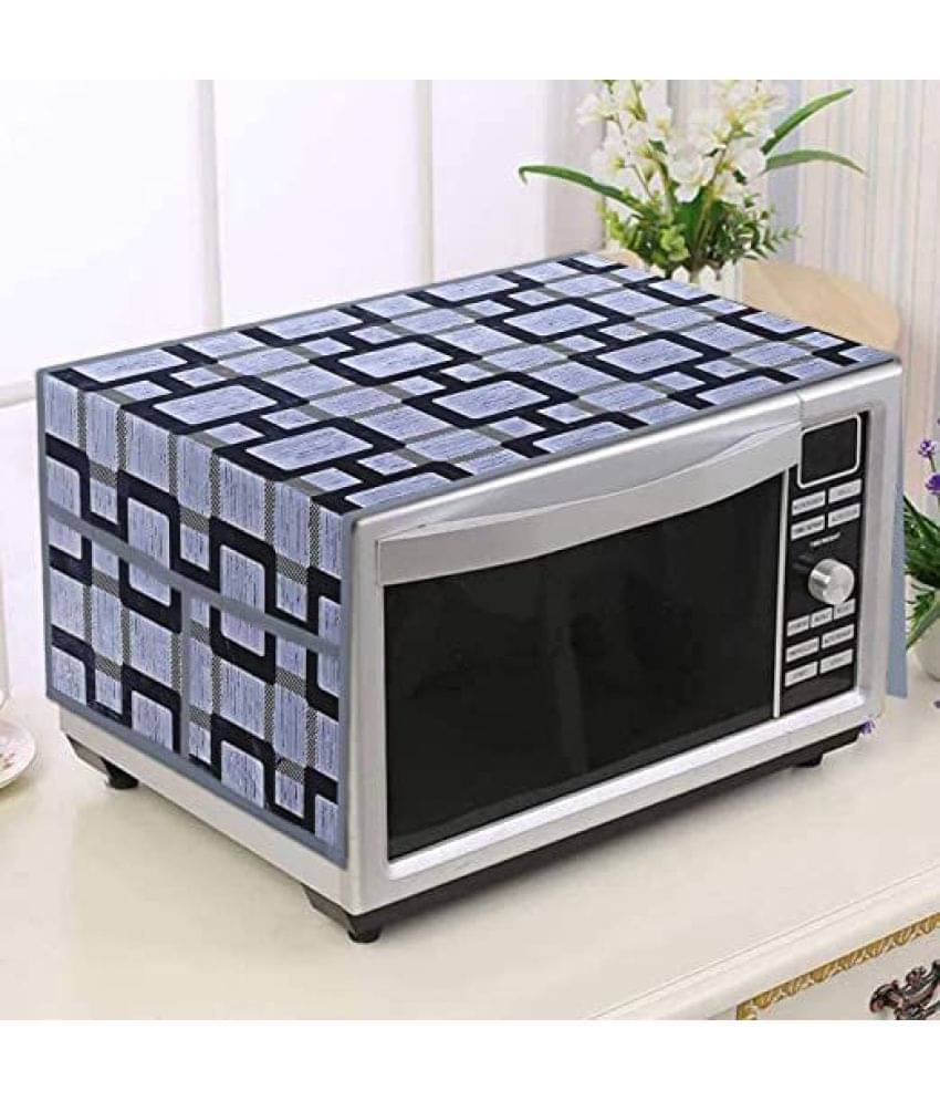 Single Polyester White Microwave Oven Cover - 20-22L Single Polyester White Microwave Oven Cover - 20-22L