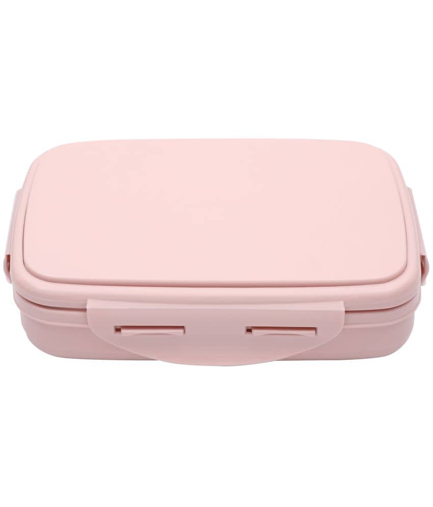 Jaypee - Pink Stainless Steel Lunch Box ( Pack of 1 )