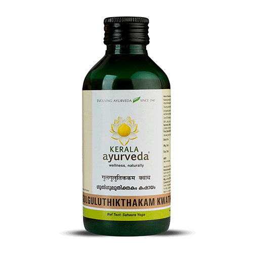 Kerala Ayurveda Gulguluthikthakam Kwath, 200 ml Kerala Ayurveda Gulguluthikthakam Kwath, 200 ml