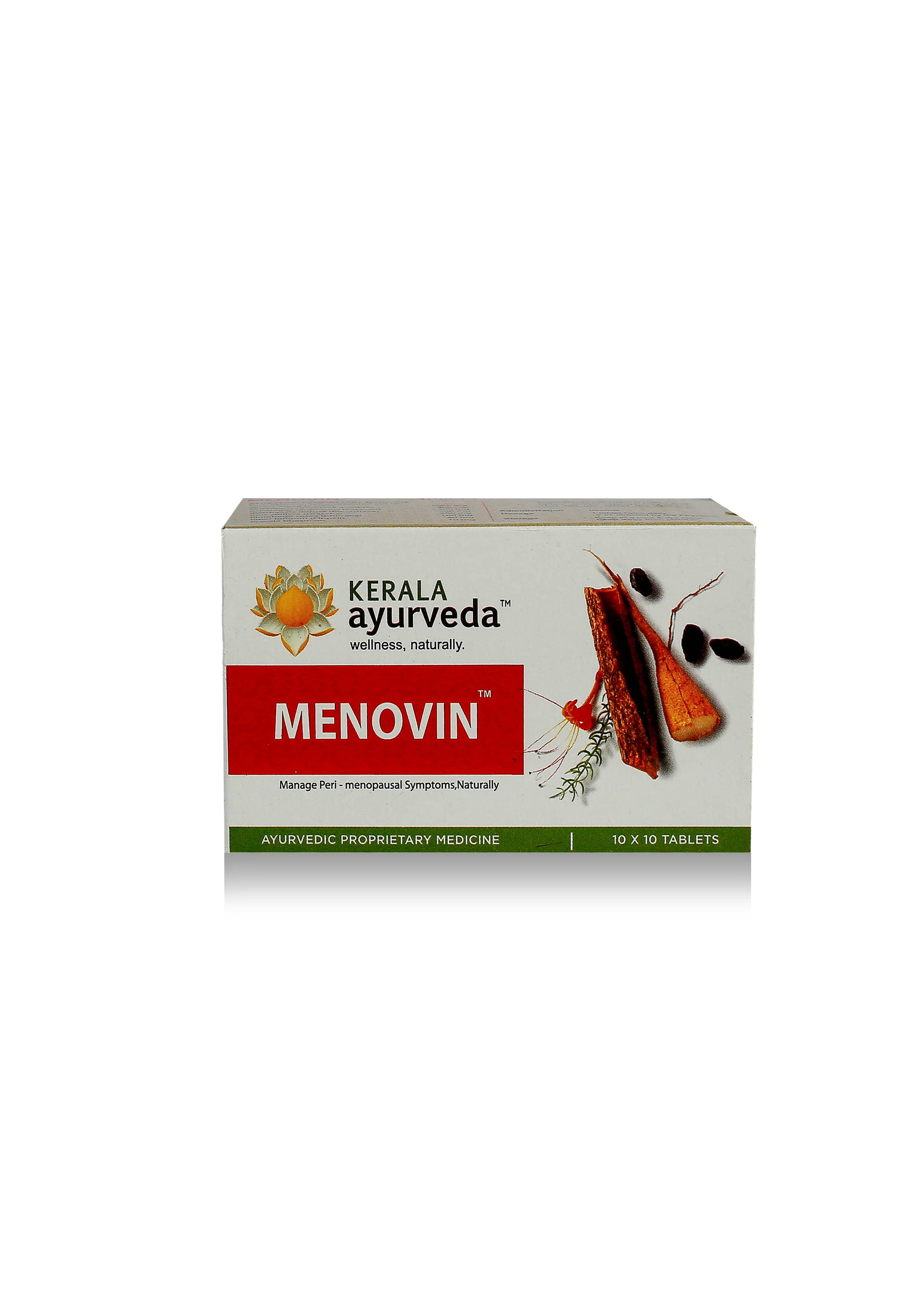 Kerala Ayurveda Menovin, 100 Tablets Kerala Ayurveda Menovin, 100 Tablets