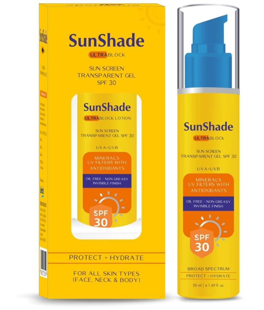     			Leeford Sunshade Ultra Matte Sunscreen Gel - UVA + UVB Broad Spectrum Protection, SPF 30 (50ml)