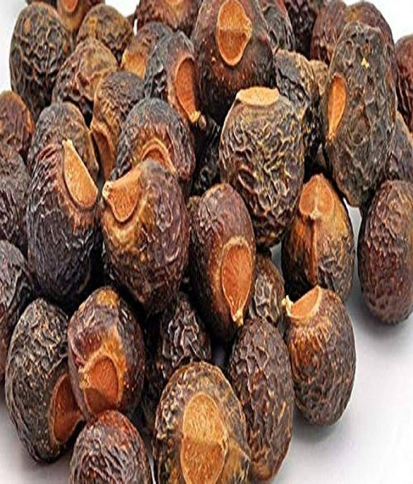     			MYGODGIFT Organic Whole Dried Reetha/Ritha/Arith/Areetha Raw Form For Hairs 200 gm