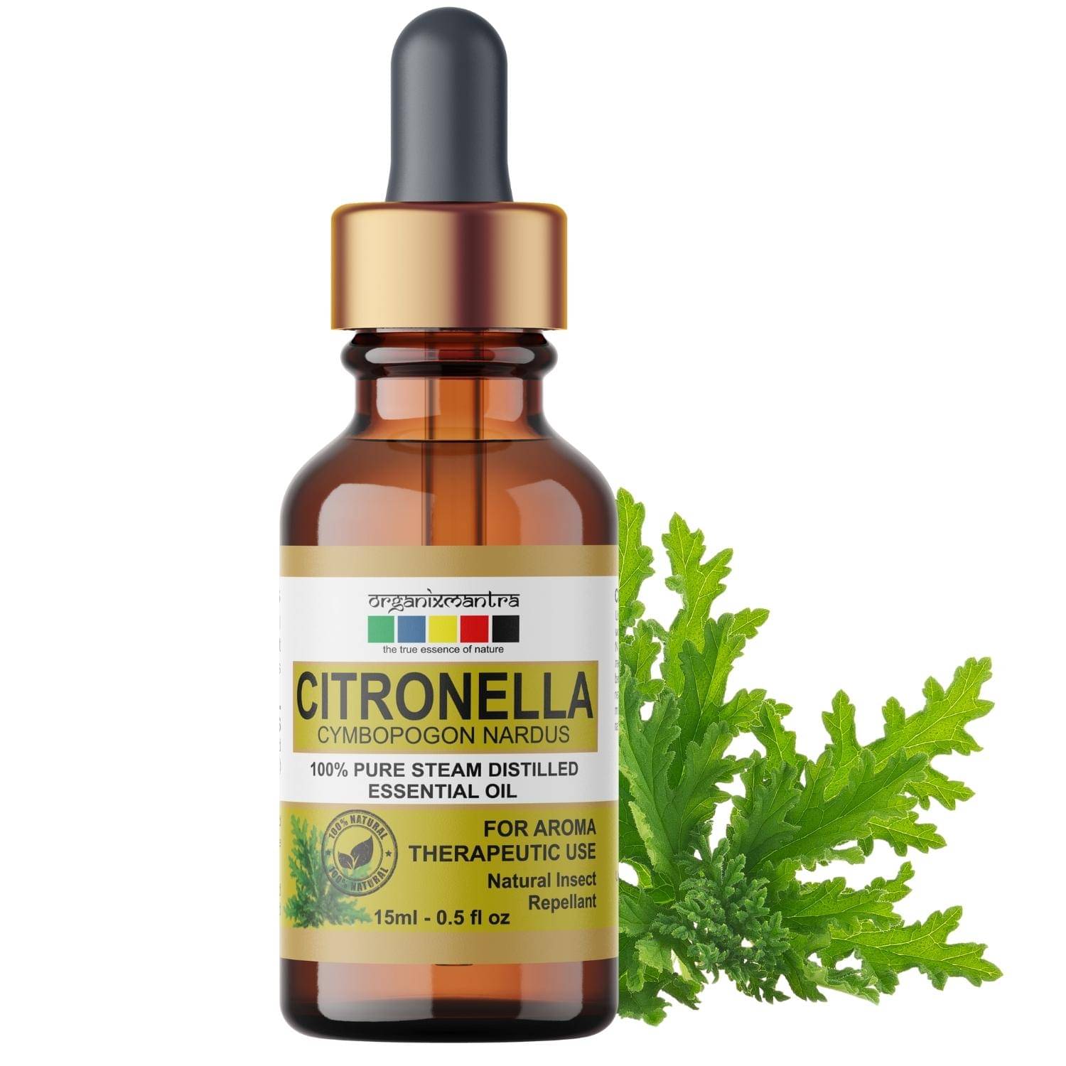 Organix Mantra - Citronella Essential Oil 15 mL ( Pack of 1 )     			Organix Mantra - Citronella Essential Oil 15 mL ( Pack of 1 )