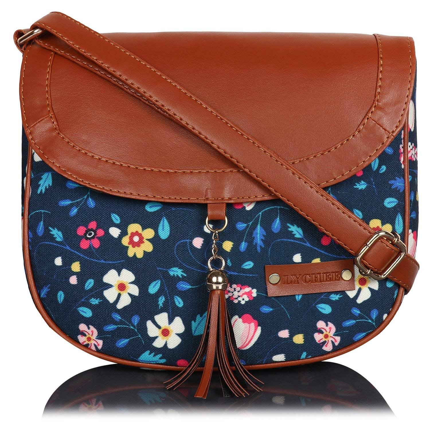     			SAKWOODS Sling Bag Canvas Set of 1 ( Blue )