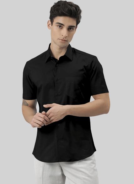 SUR-T - Blue Cotton Blend Slim Fit Men's Casual Shirt ( Pack of 1 )