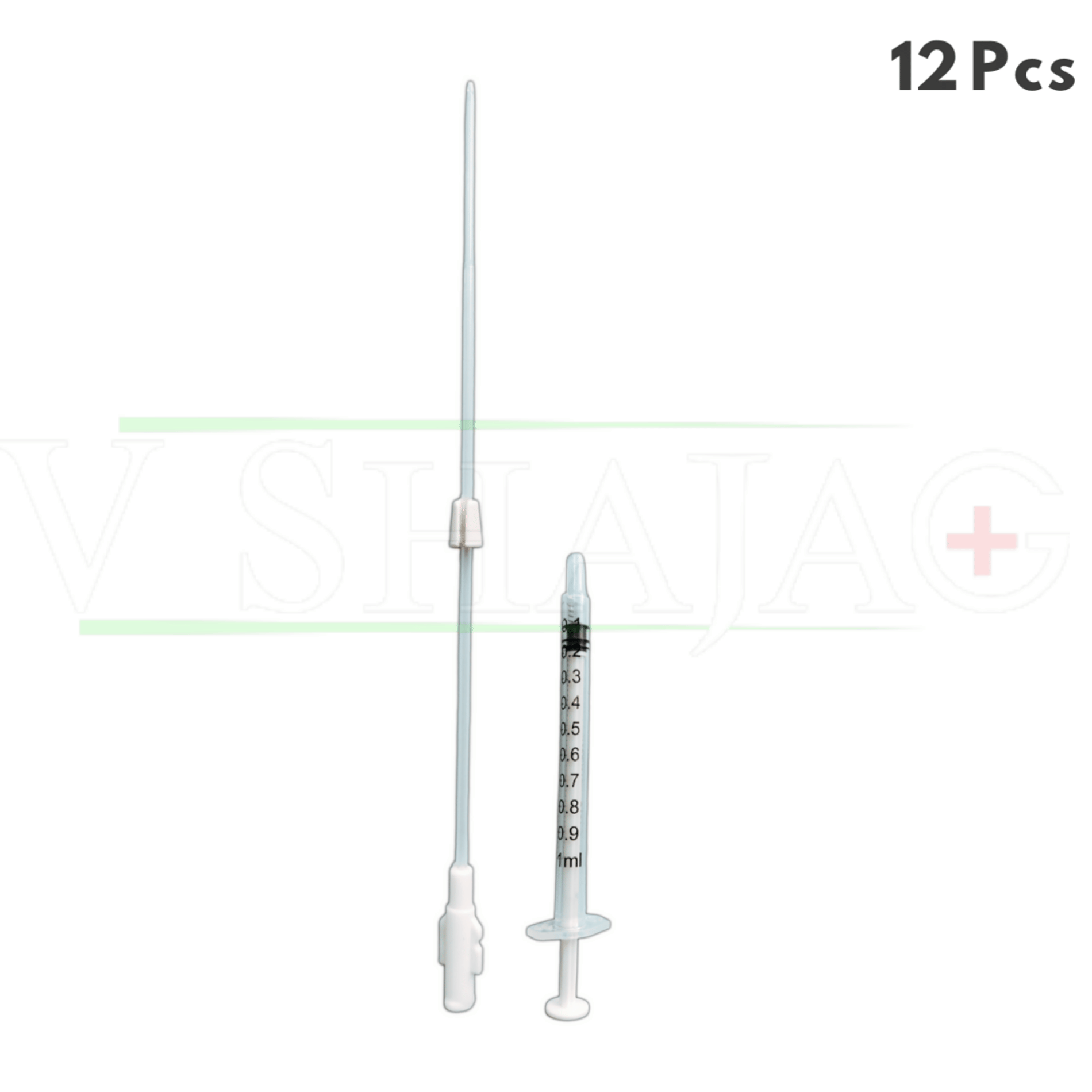 V SHAJAG IUI Cannula Kit-Fertility with Precision (12 Pcs) Catheters