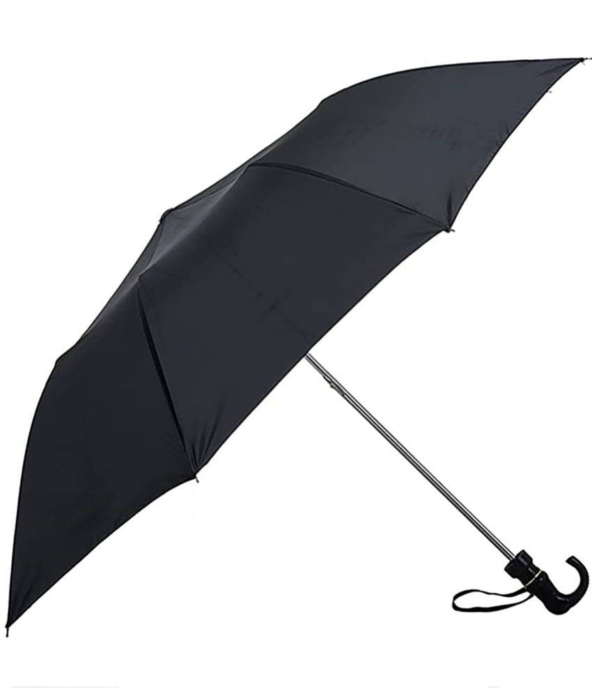 WILDSTUFF Black 2 Fold Umbrella WILDSTUFF Black 2 Fold Umbrella