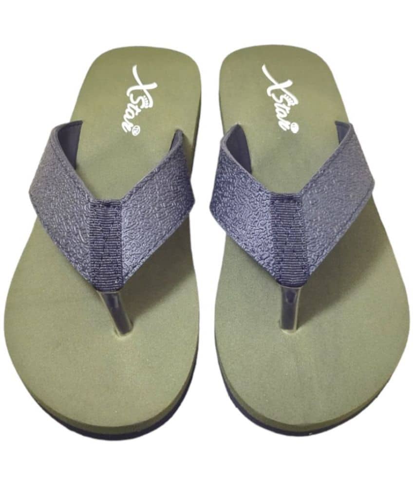Xstar - Olive Men's Thong Flip Flop