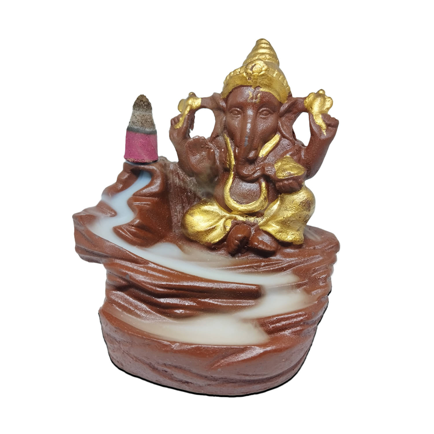 ZURU BUNCH - Backflow Ganesha Showpiece 10 cm - Pack of 1 ZURU BUNCH - Backflow Ganesha Showpiece 10 cm - Pack of 1