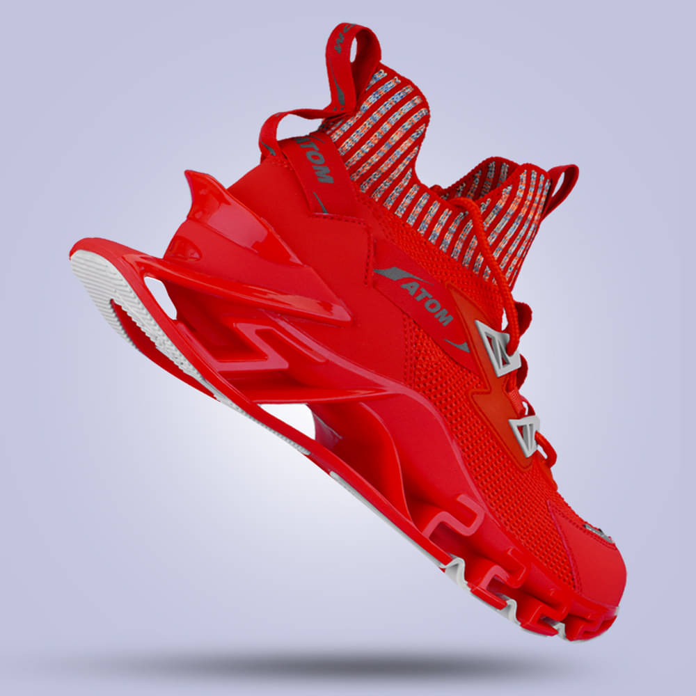     			ATOM Spring Edge Alpha 2 Red Men's Sneakers