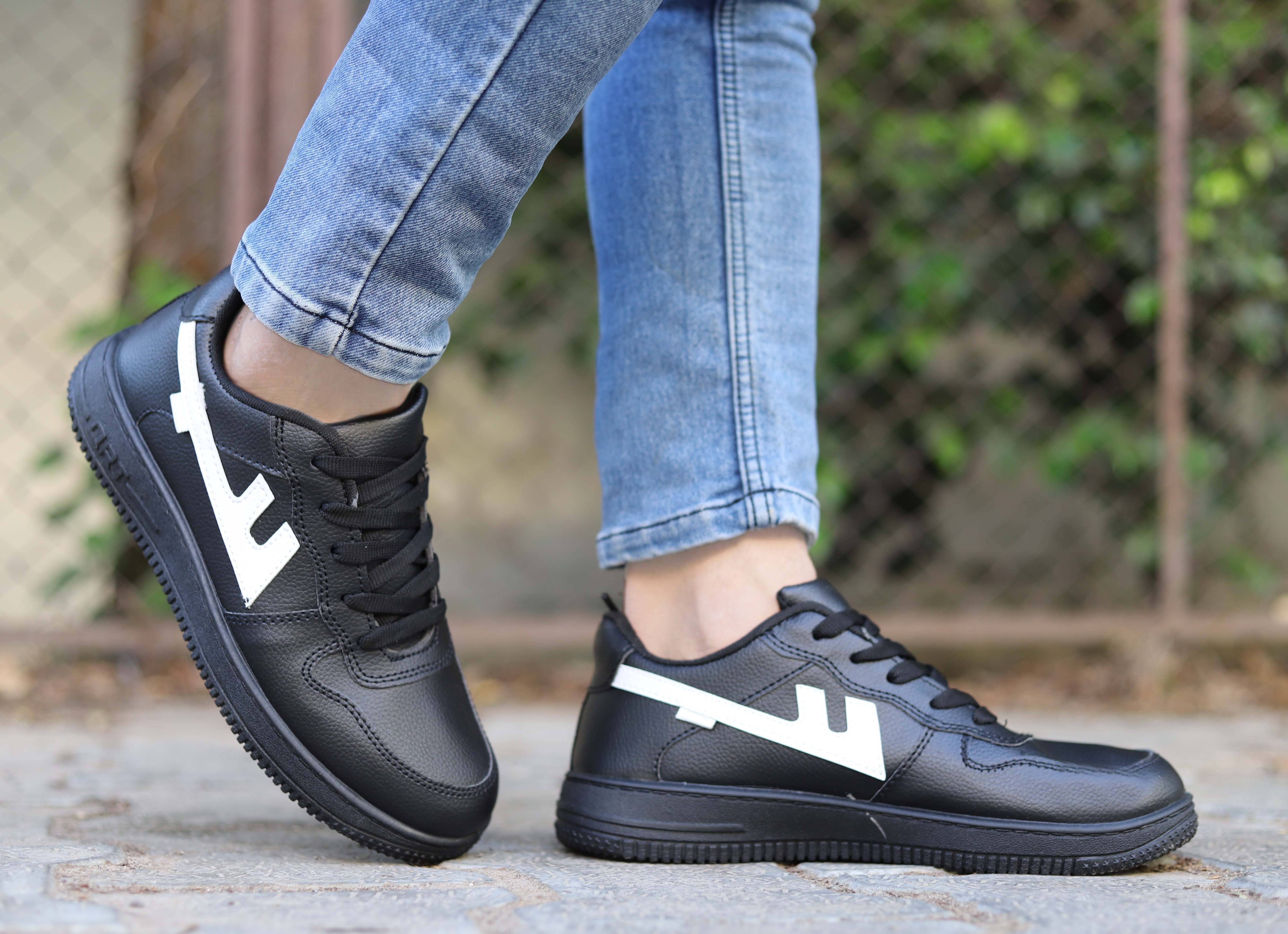     			Aadi Outdoor Causal Shoes Black Men's Outdoor Shoes