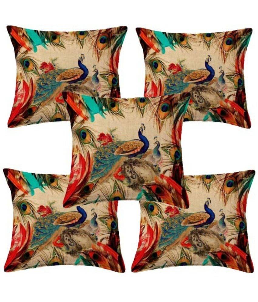 BELLA TRUE Set of 5 Cushion Covers Abstract Themed ( 40 x 40 ) BELLA TRUE Set of 5 Cushion Covers Abstract Themed ( 40 x 40 )