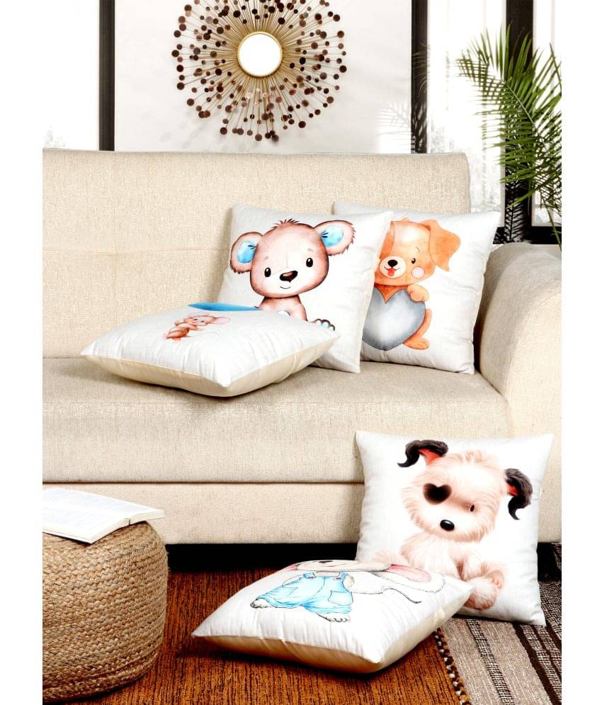 BELLA TRUE Set of 5 Cushion Covers Abstract Themed ( 40 x 40 ) BELLA TRUE Set of 5 Cushion Covers Abstract Themed ( 40 x 40 )
