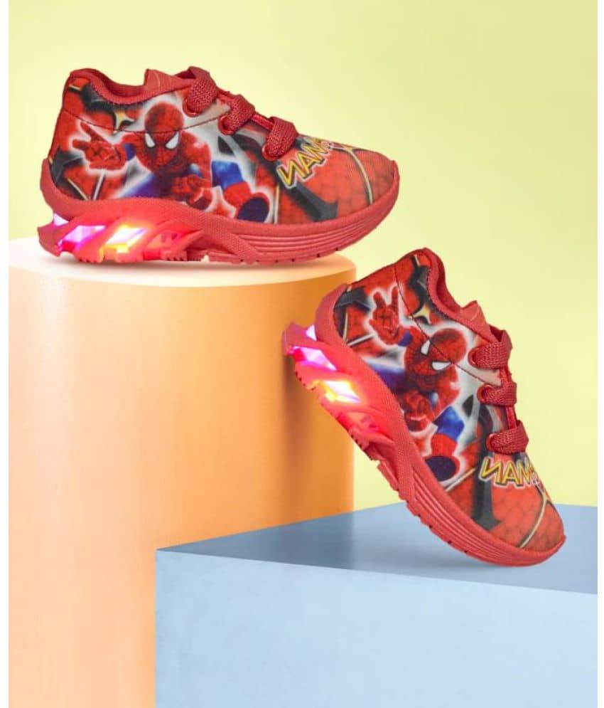 Bunnies - Red Boy's LED Shoes ( 1 Pair ) - Casual Shoes | Buy online on ZillyBuy