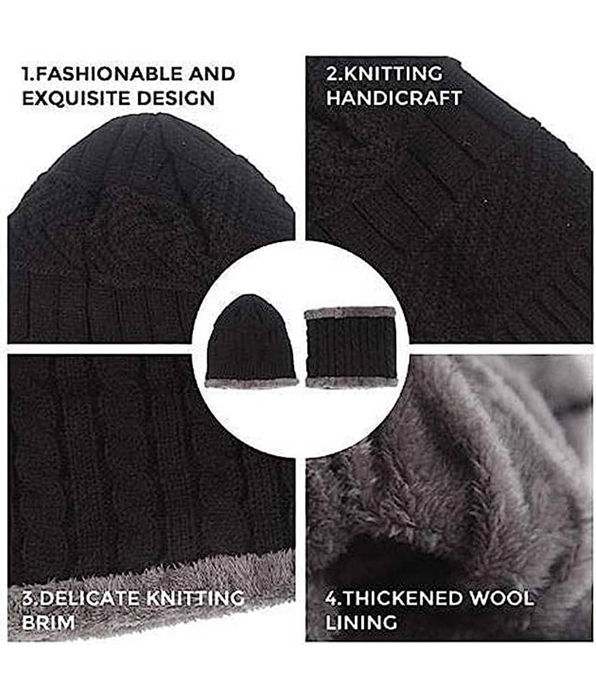 EASTERN CLUB - Brown Woollen Men's Cap ( Pack of 1 )