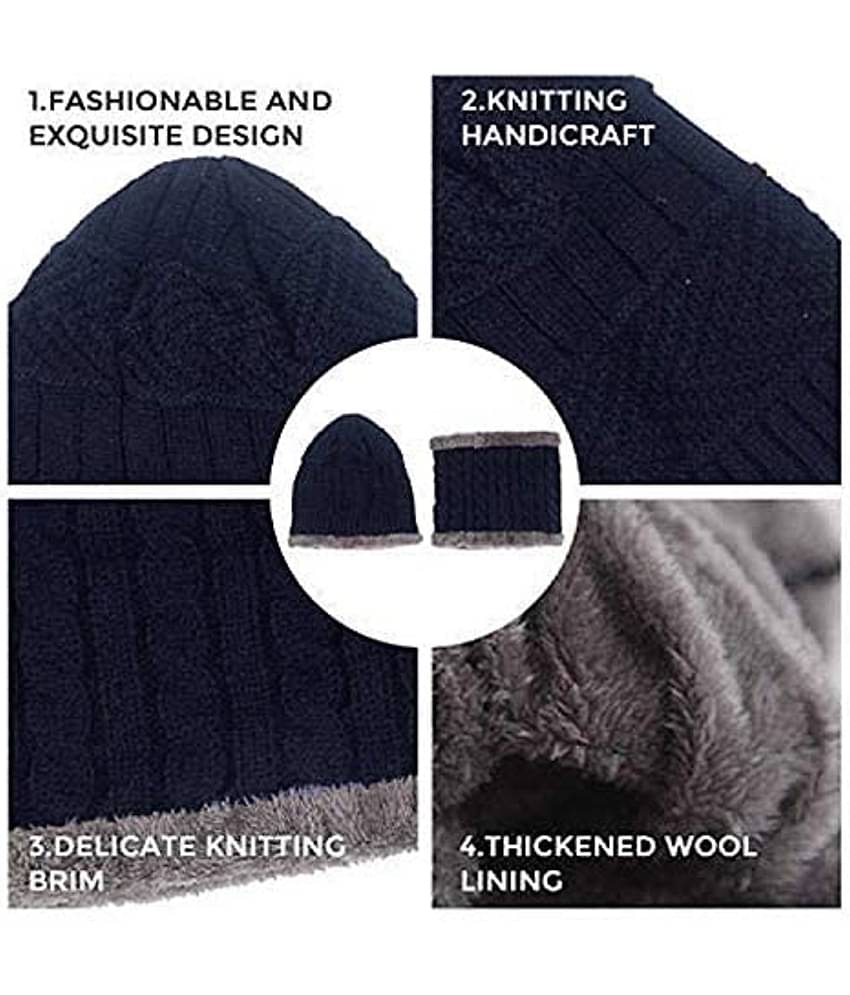 EASTERN CLUB - Brown Woollen Men's Cap ( Pack of 1 )