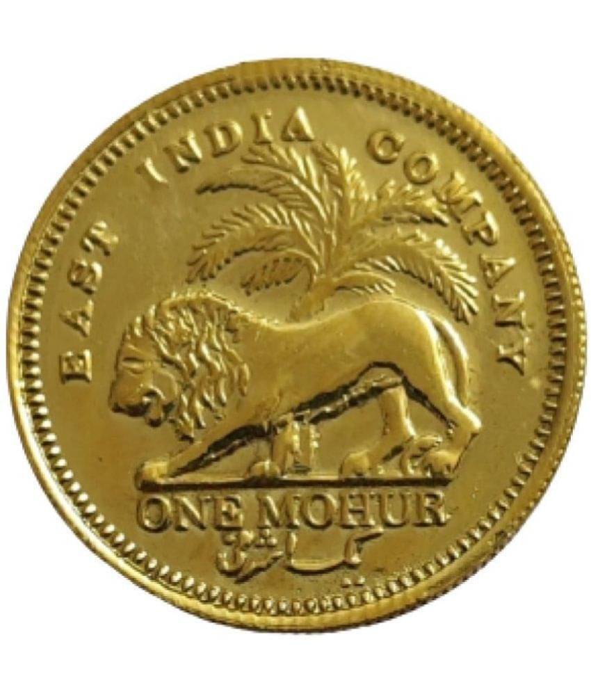     			EForest - 1 Mohur Willam 1835 Gold Plated Coin 1 Numismatic Coins