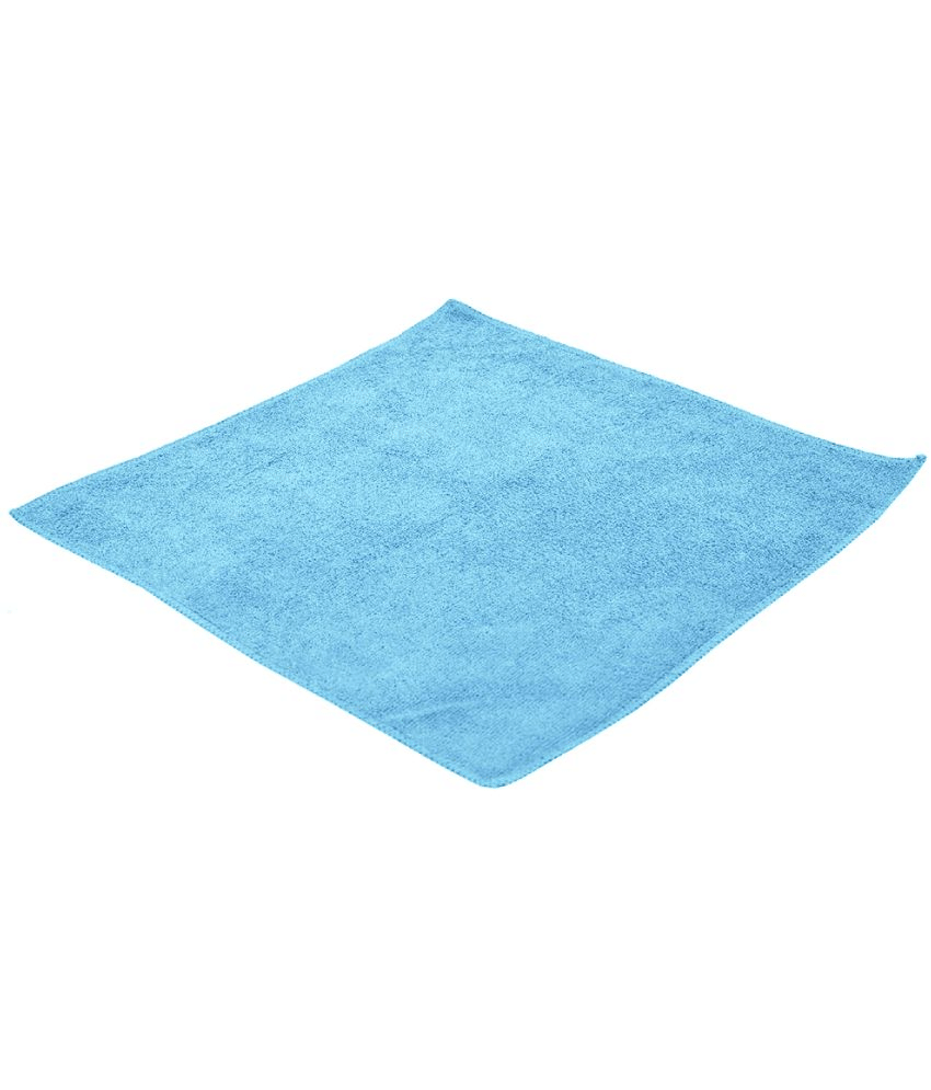 SIAGO - Blue 340 GSM Microfiber Cloth For Automobile ( Pack of 1 )