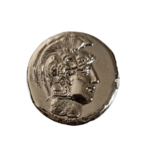 Hop n Shop - Ancient Indo Greek Period Silver Plated 1 Numismatic Coins Hop n Shop - Ancient Indo Greek Period Silver Plated 1 Numismatic Coins