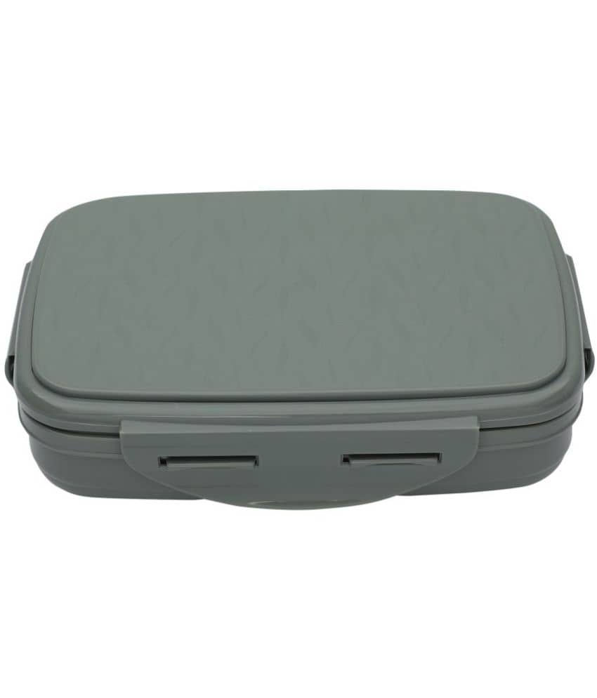 Jaypee - Green Stainless Steel Lunch Box ( Pack of 1 )