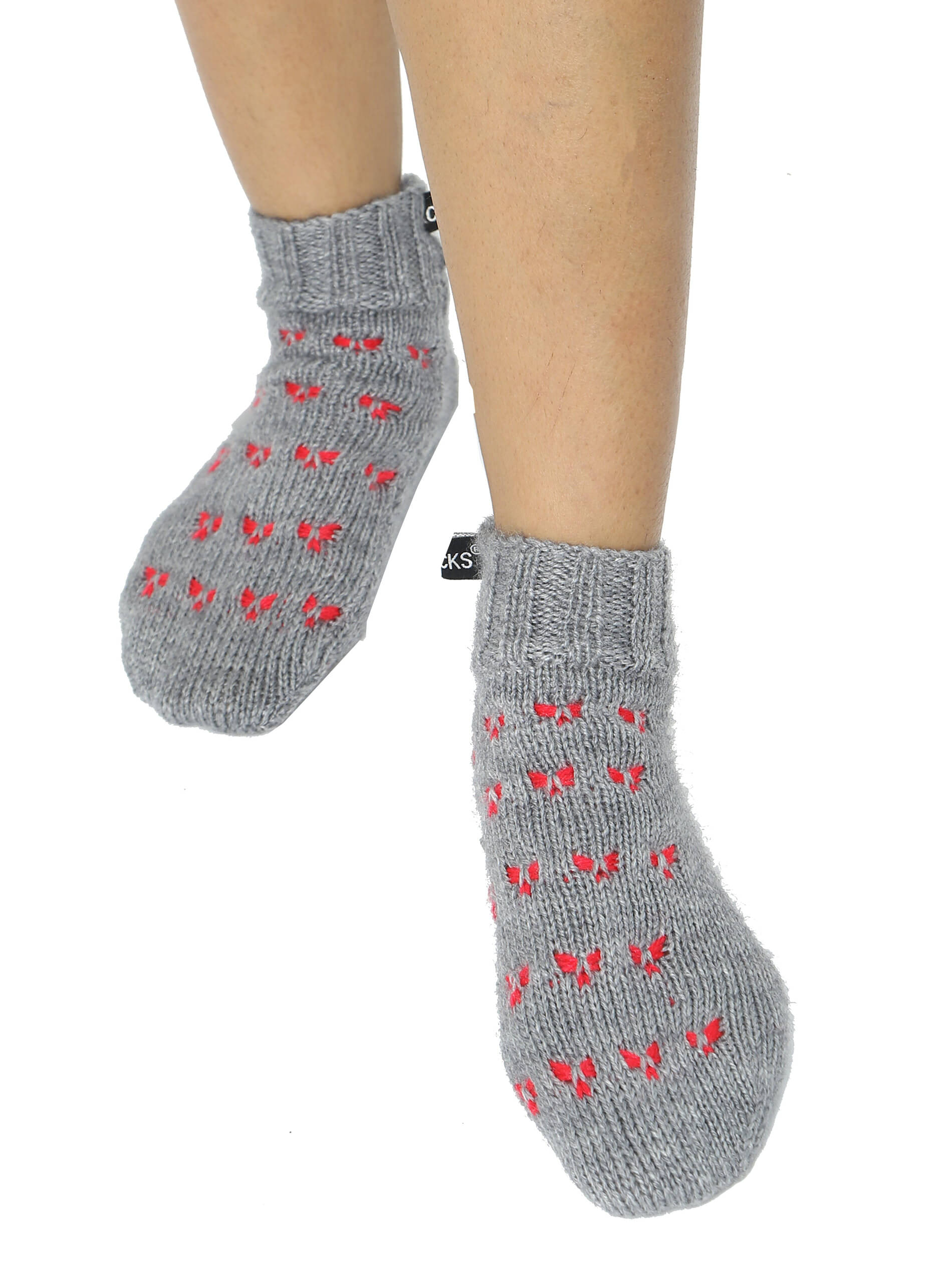 KC Store - Gray Woollen Women's Mid Length Socks ( Pack of 1 ) KC Store - Gray Woollen Women's Mid Length Socks ( Pack of 1 )