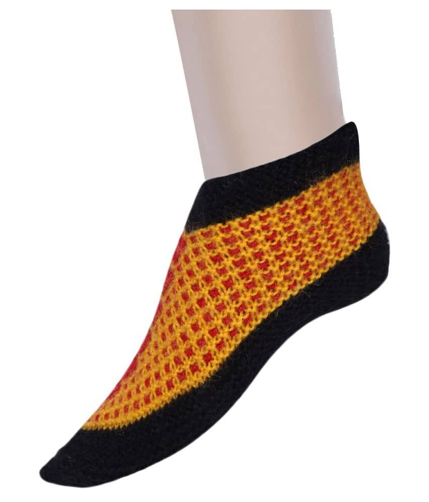 KC Store - Multicolor Woollen Women's Ankle Length Socks ( Pack of 1 ) - Socks | Buy online on ZillyBuy