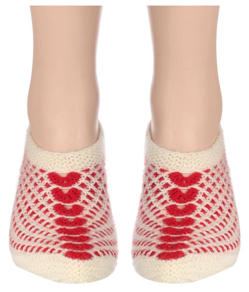 KC Store - Red Woollen Women's Leg Warmer ( Pack of 1 ) - Socks | Buy online on ZillyBuy