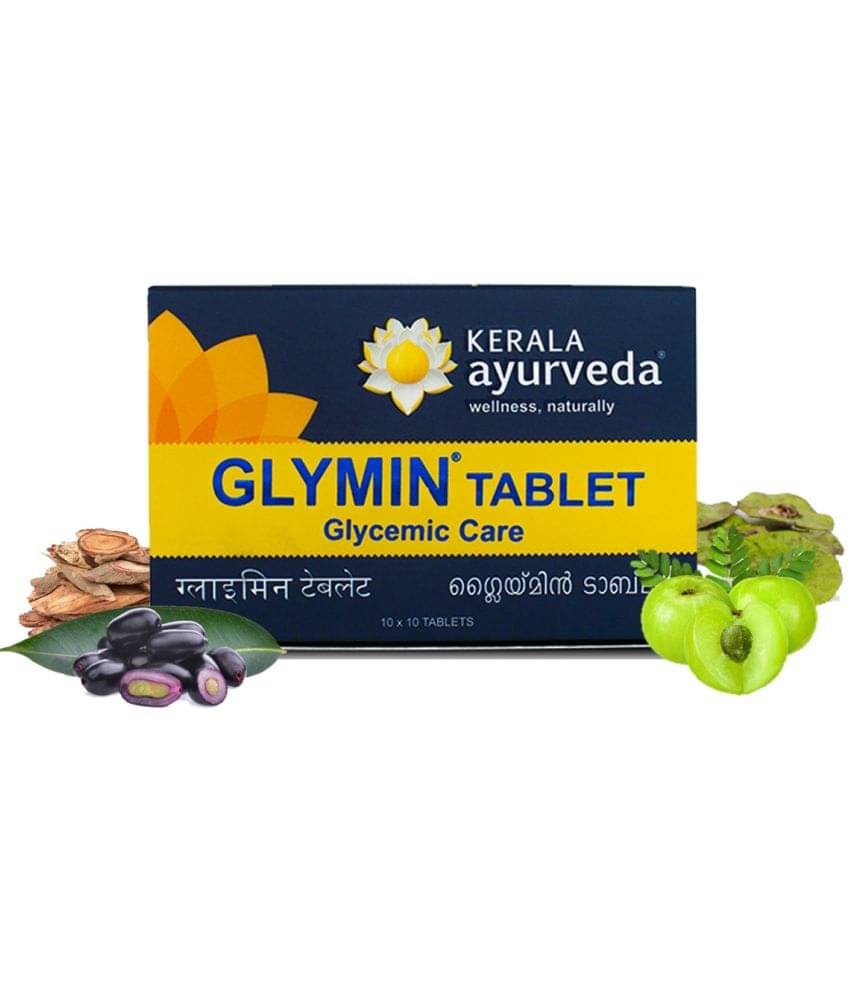 Kerala Ayurveda Glymin Tablet 100 Nos Kerala Ayurveda Glymin Tablet 100 Nos