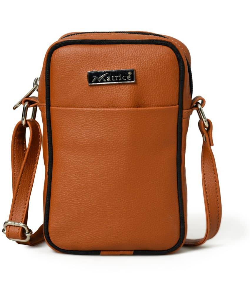 MATRICE - Brown Solid Messenger Bag - Handbags | Buy online on ZillyBuy