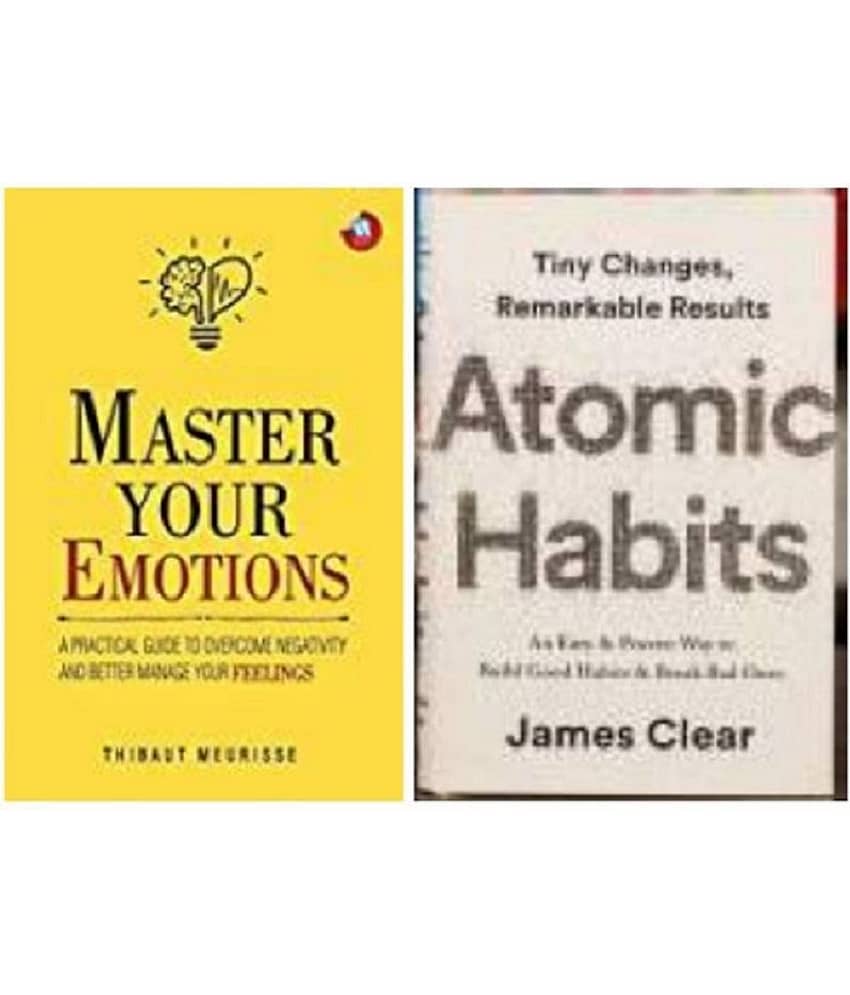 Master Your Emotions + Atomic Habits - Stationery | Buy online on ZillyBuy