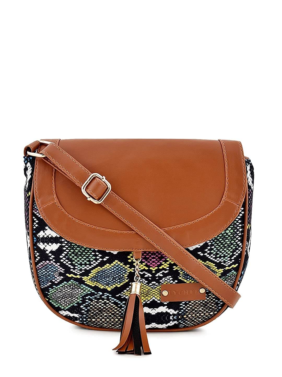     			SAKWOODS Sling Bag Canvas Set of 1 ( Multicolor )