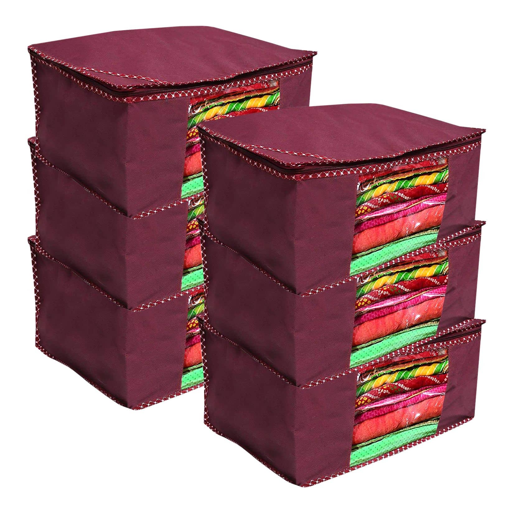 SH NASIMA - Closet Organizers ( Pack of 6 )