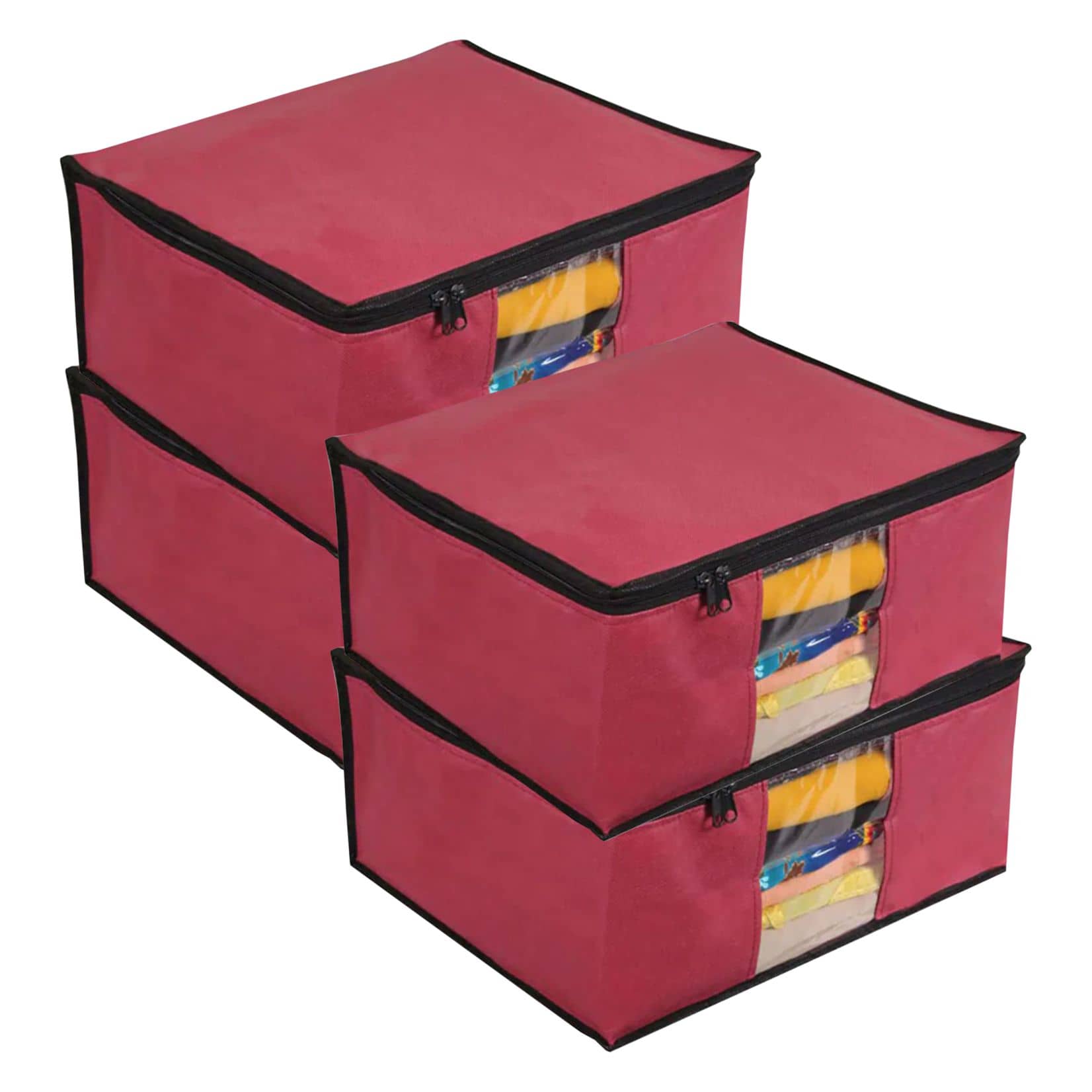 SH NASIMA - Closet Organizers ( Pack of 4 )