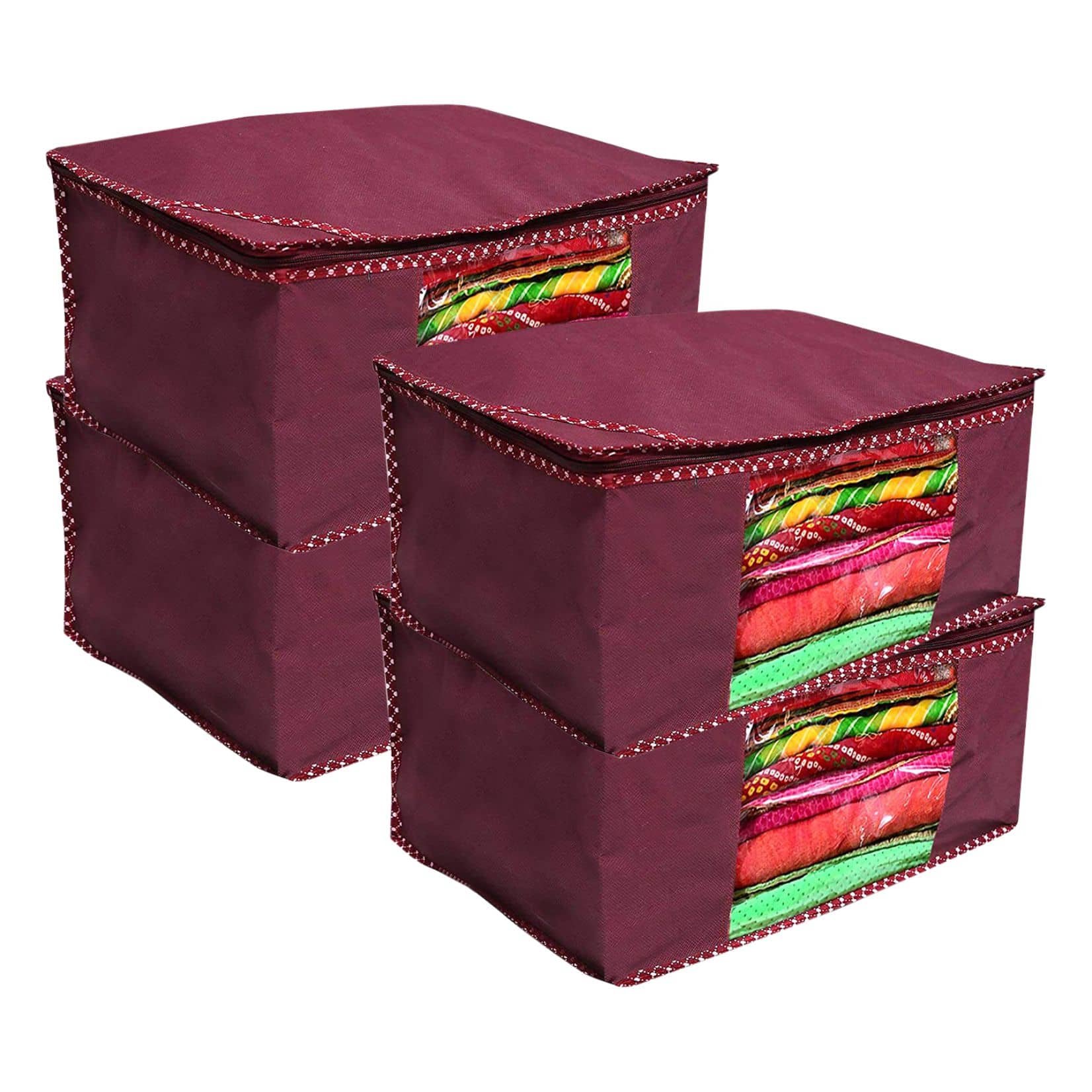 SH NASIMA - Closet Organizers ( Pack of 4 )