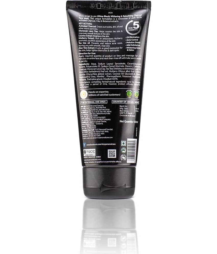 Buy Vlcc Ultimo Blends Charcoal Face Wash 100ml - Image 5
