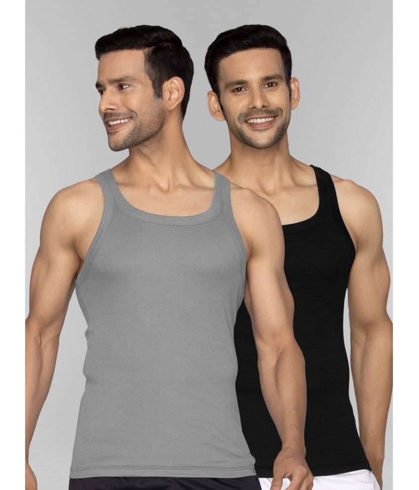     			XYXX Pack of 2 Cotton Sleeveless vest For Men ( Multicolor )