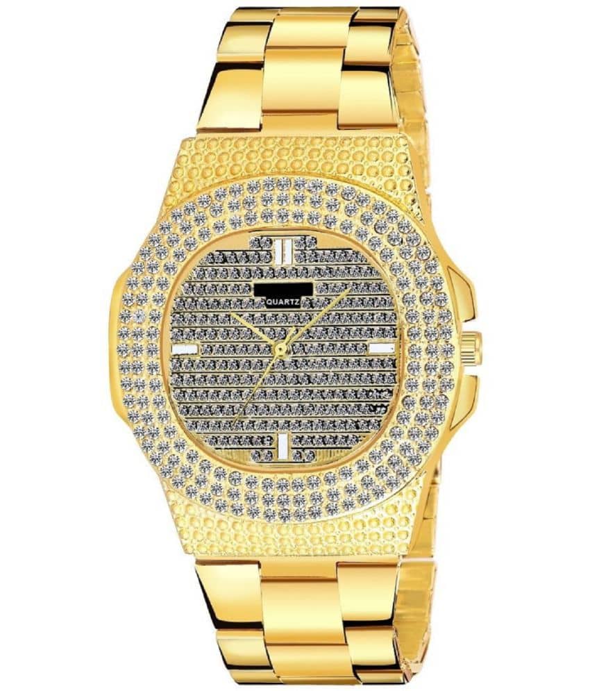 newmen - Gold Stainless Steel Analog Men's Watch