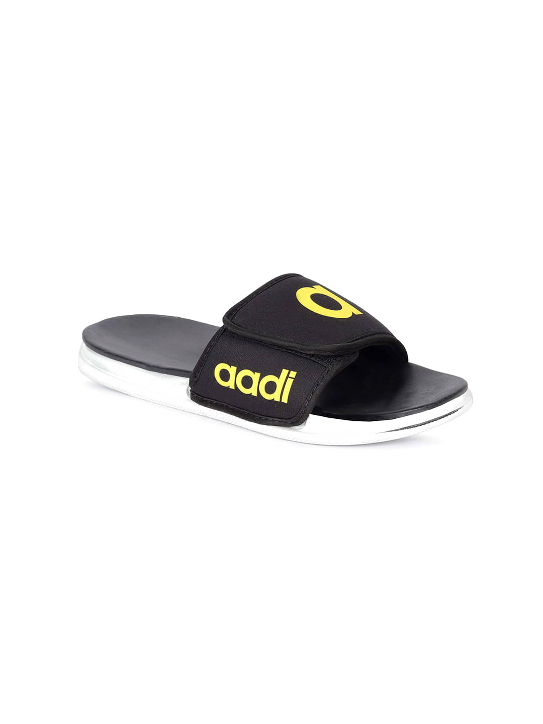     			Aadi - Black Men's Slide Flip Flop