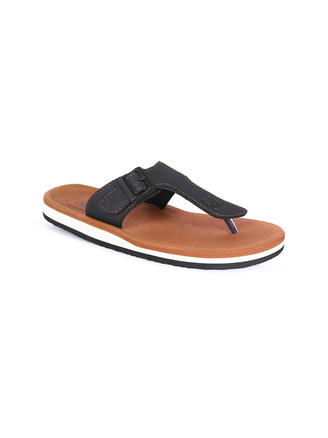     			Aadi - Tan Men's Slide Flip Flop