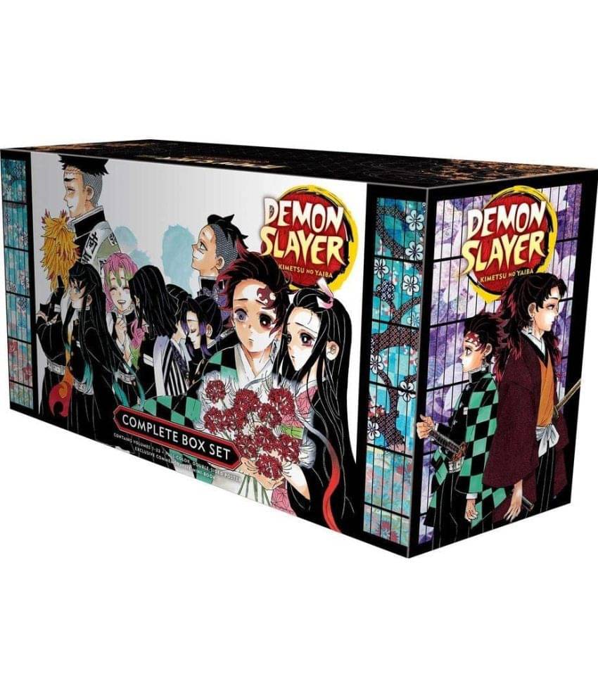DEMONSLAYER COMPLETE BOX SET: Includes volumes 1-23 with premium (Demon Slayer: Kimetsu no Yaiba) Paperback – Import, 9 November 2021 DEMONSLAYER COMPLETE BOX SET: Includes volumes 1-23 with premium (Demon Slayer: Kimetsu no Yaiba) Paperback – Import, 9 November 2021