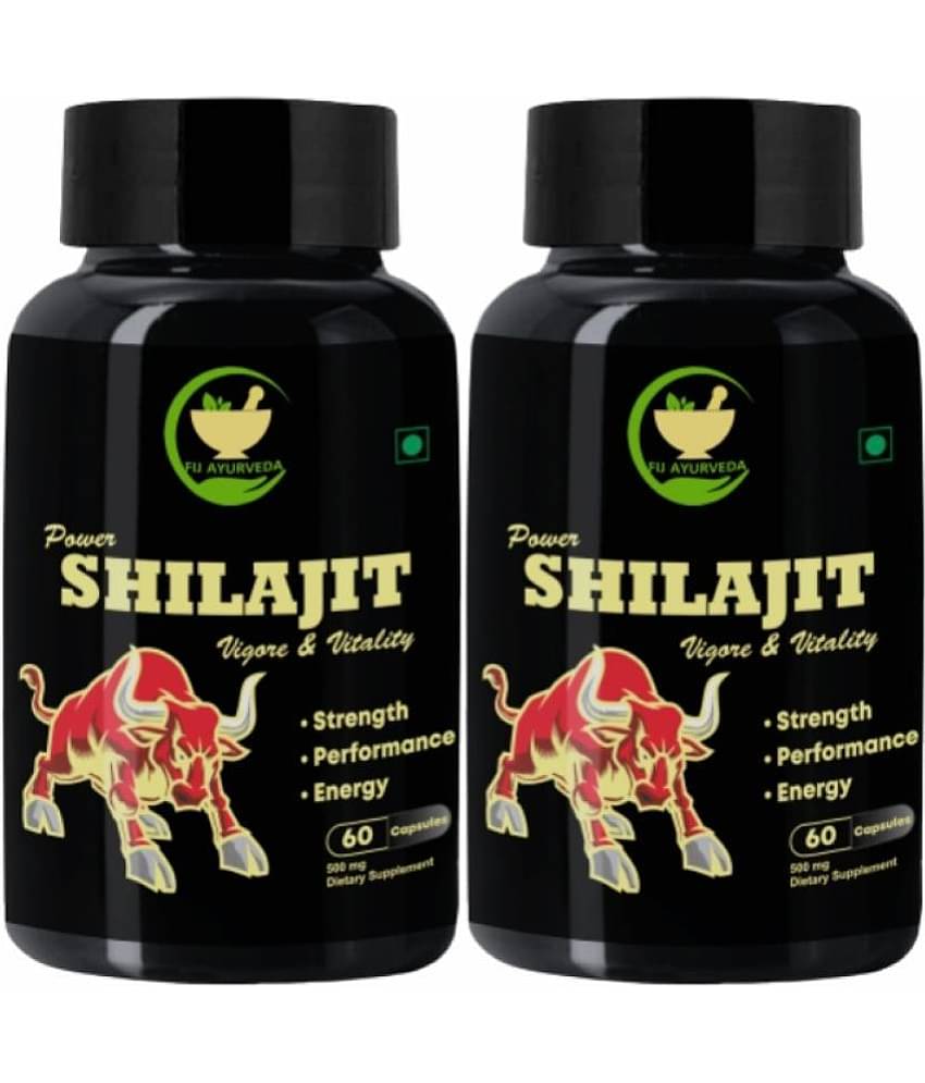 FIJ AYURVEDA Power Shilajit  Extract Capsule for Men & Women - 500mg 60 Capsules (Shilajit Pk 2) FIJ AYURVEDA Power Shilajit  Extract Capsule for Men & Women - 500mg 60 Capsules (Shilajit Pk 2)