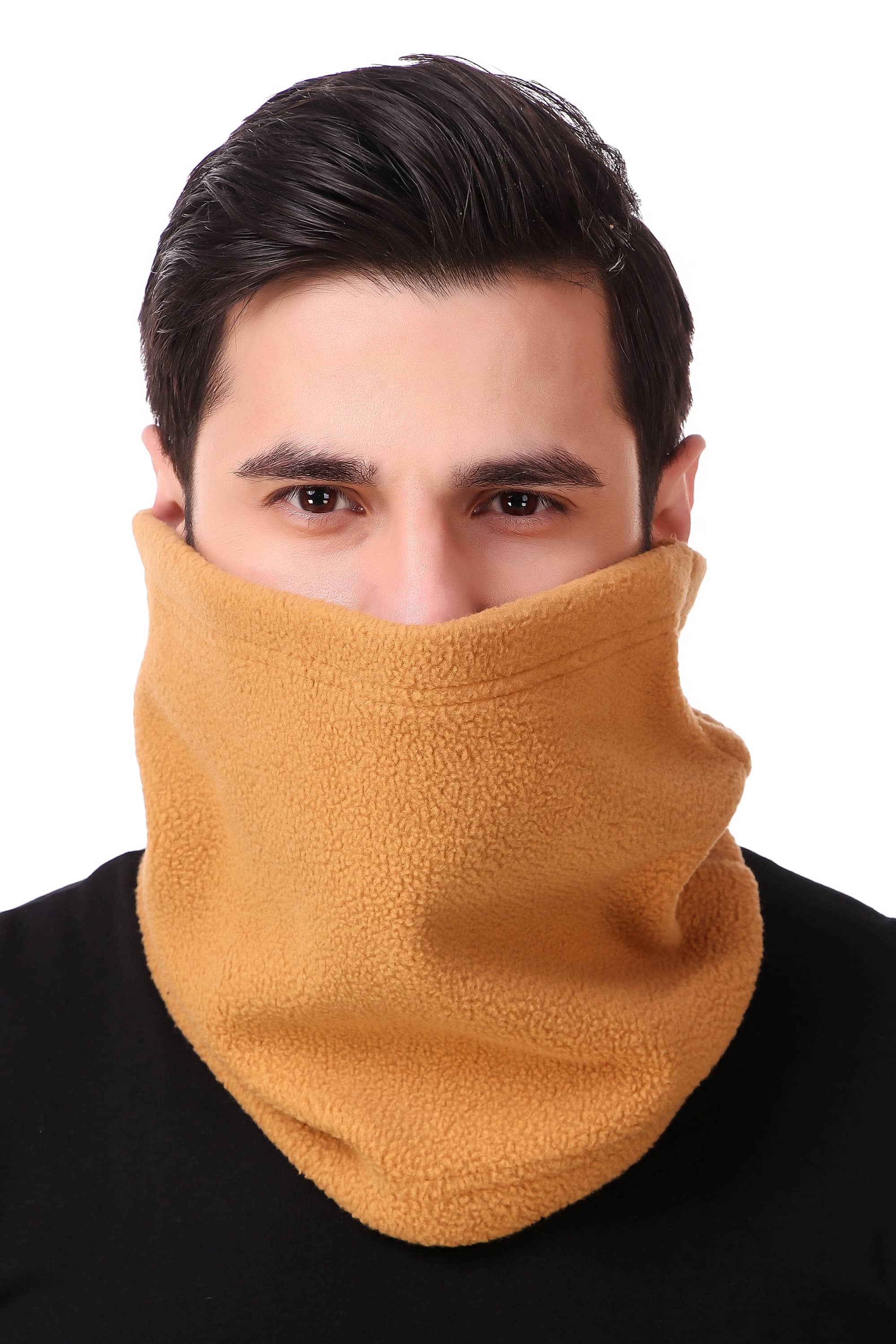 SnuggFit - Fleece Winter Biker Neck Cover Gaiter Snood Helmet Mask