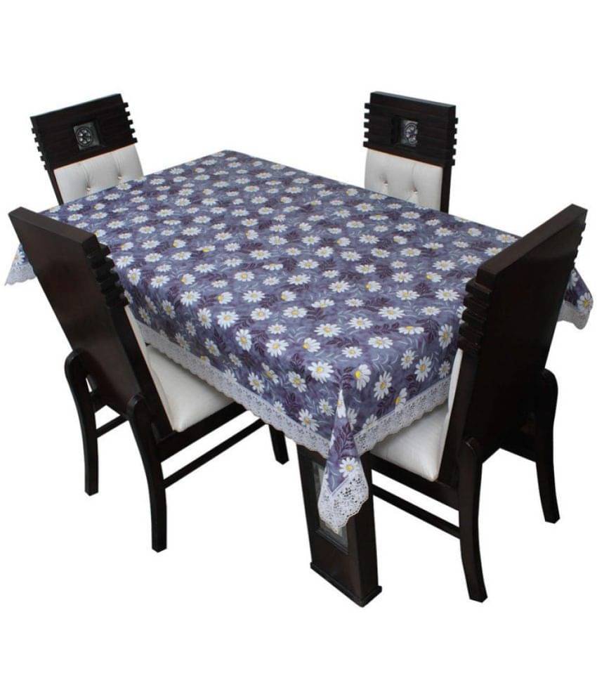 Printed PVC 6 Seater Rectangle Table Cover ( 228 x 152 ) cm Pack of 1 Blue     			Printed PVC 6 Seater Rectangle Table Cover ( 228 x 152 ) cm Pack of 1 Blue