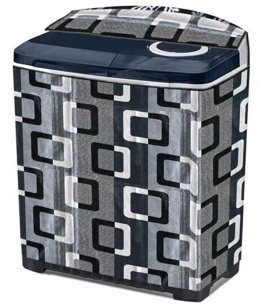 Semi-Automatic Washing Machine Cover Compatiable For 6 kg - Black Semi-Automatic Washing Machine Cover Compatiable For 6 kg - Black